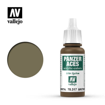 vallejo panzer aces 17ml  british tank crew