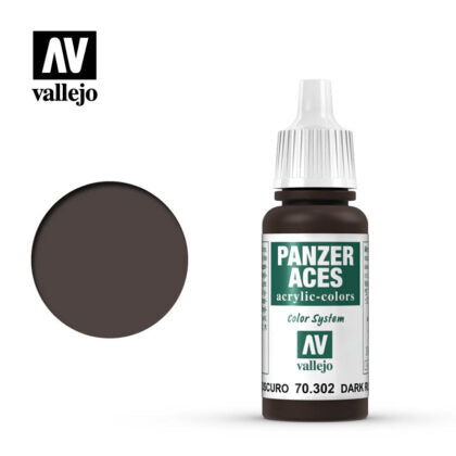 vallejo panzer aces 17ml  dark rust