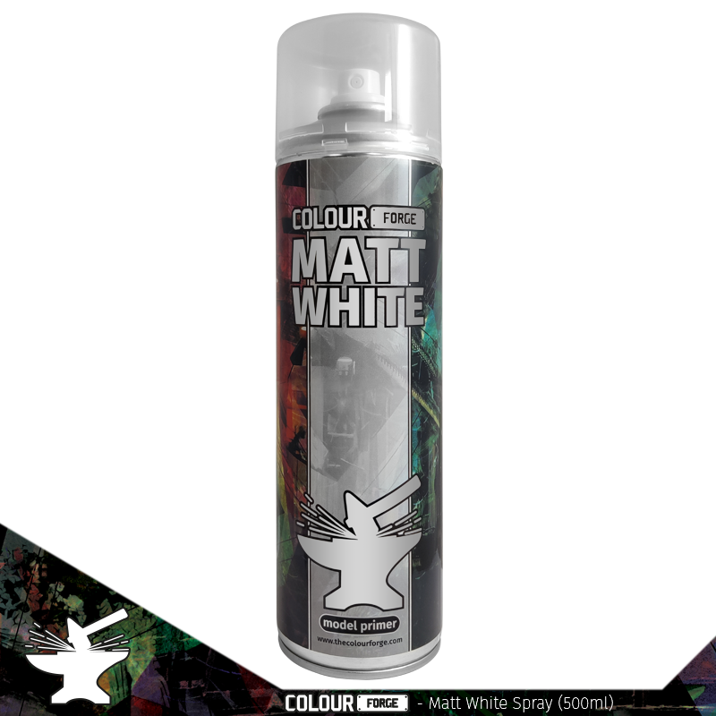Colour Forge - Matt White Spray (500ml)