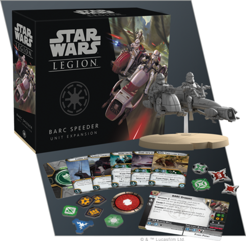 Star Wars Legion barc speeder unit expansion