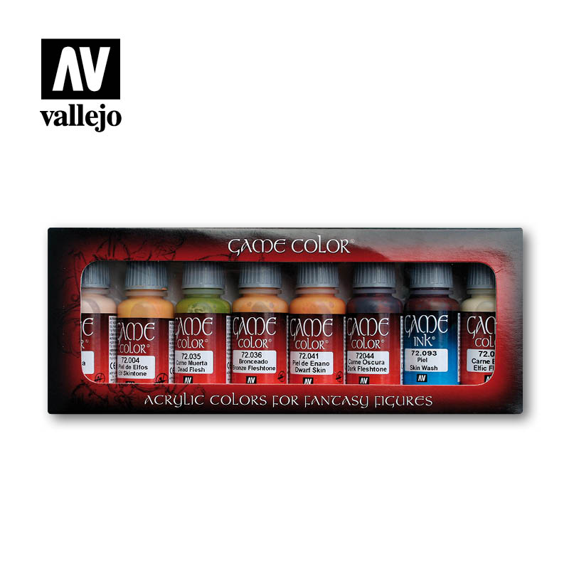 vallejo skin colour set