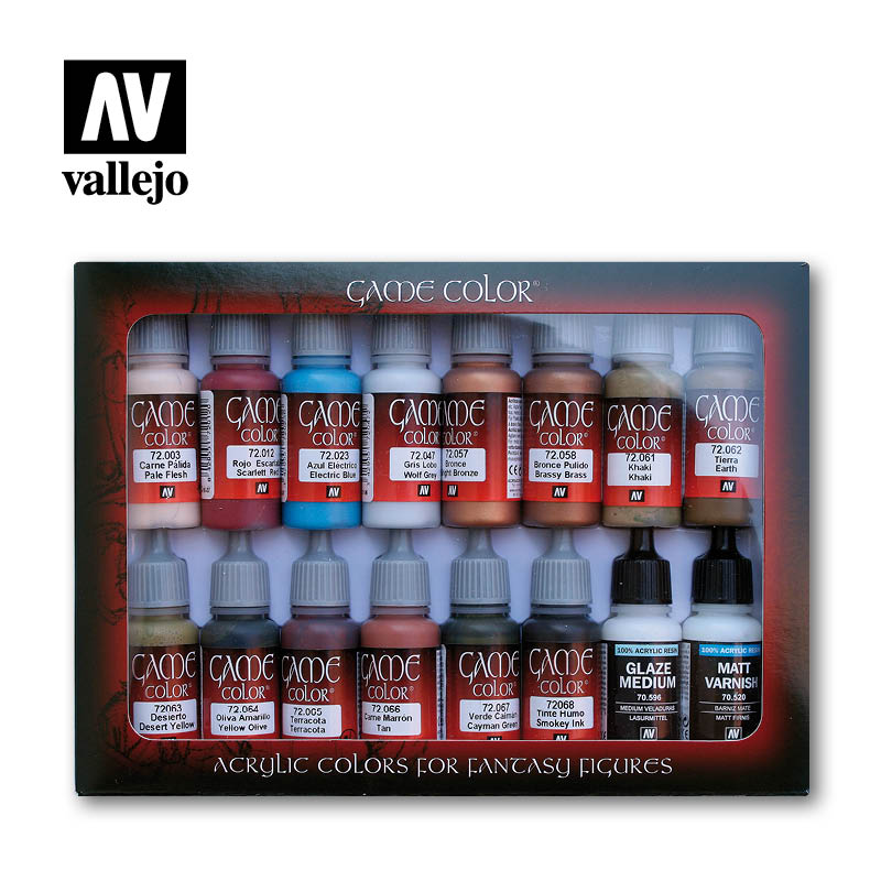 vallejo av vallejo game color set  specialist set