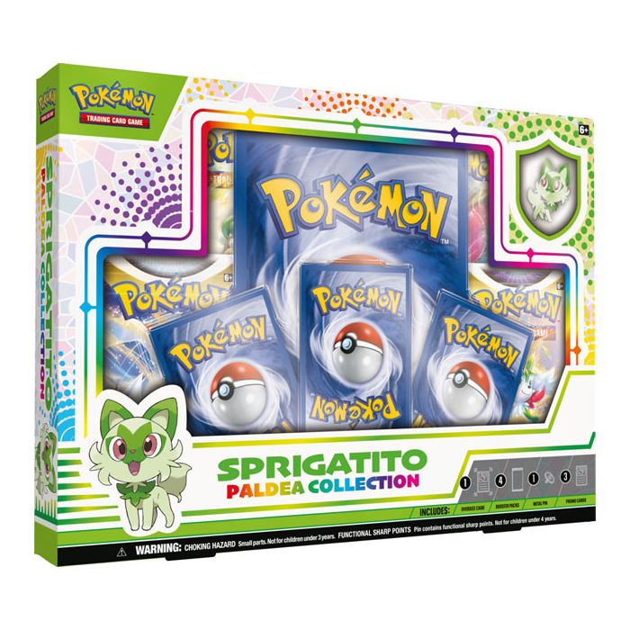 Pokemon Paldea Collection - (Quaxly / Fuecoco / Sprigatito)