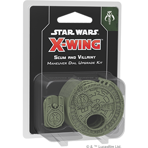 Star Wars X-Wing Scum and Villainy Maneuver Dial Upgrade Kit