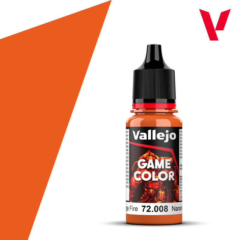Game Color - Orange Fire