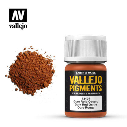 vallejo vallejo pigments  dark red ocre
