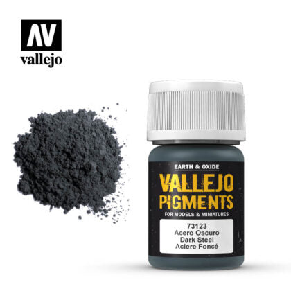 vallejo vallejo pigments  dark steel