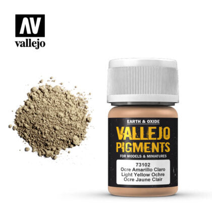 vallejo vallejo pigments light yellow ocre