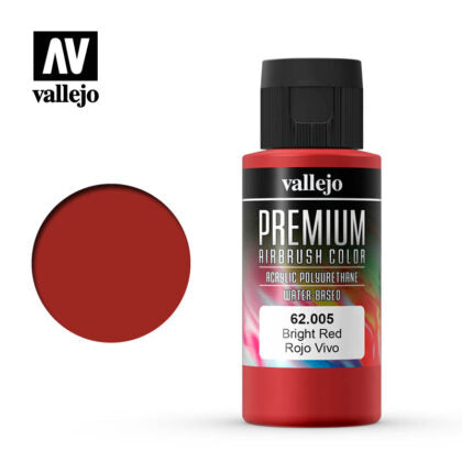 vallejo premium color 60ml  bright red