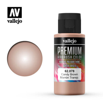 vallejo premium color 60ml  candy brown