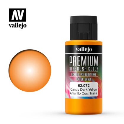 vallejo premium color 60ml  candy dark yellow