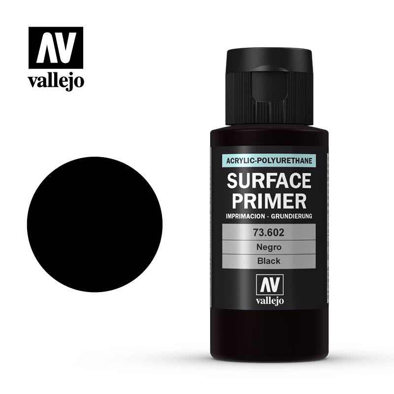vallejo vallejo acrylic polyurethane  primer black 60ml