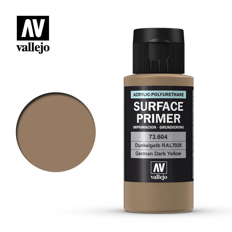 vallejo vallejo acrylic polyurethane  primer german dark yellow ral 7028 60ml