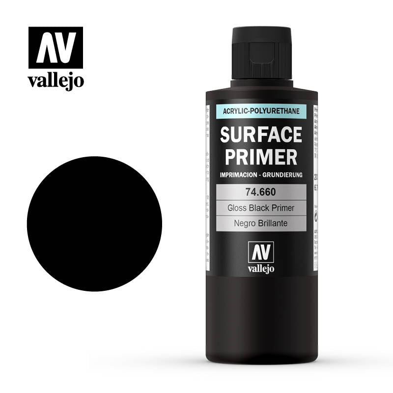 vallejo metal color  gloss black primer 200ml