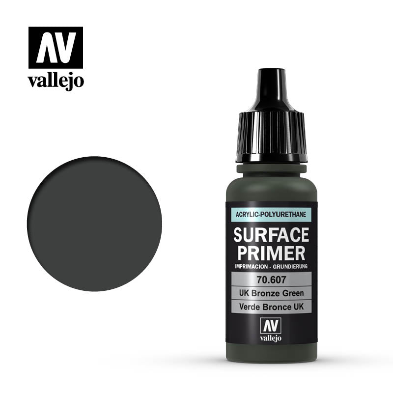 vallejo vallejo polyurethane  primer uk bronze green 17ml