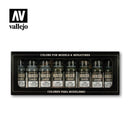 vallejo vallejo washes set  8 x 17ml